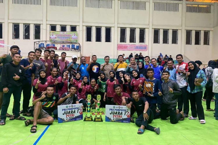 Turnamen Kejuaraan Antar Wilayah Voli Pra Porprovsu, Deli Serdang Juara l