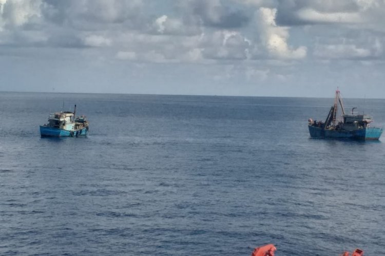Dua Kapal Ikan Asing Vietnam di Laut Natuna Utara Ditangkap TNI AL