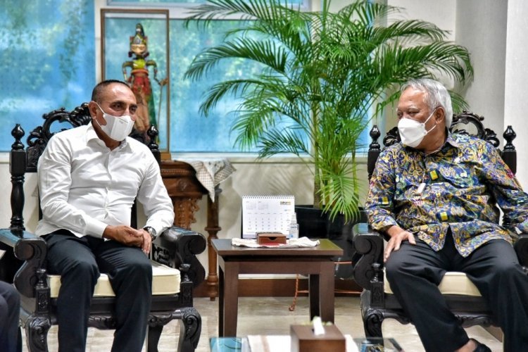 Menteri PUPR Bertemu dengan Gubernur Edy, Stadion di Sport Centre Sumut Segera Dibangun