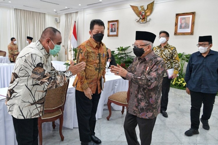 Ratas dengan Wapres, Gubernur Edy Sampaikan Strategi Tekan Stunting