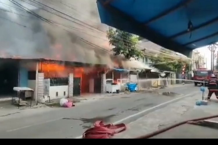 Enam Unit Rumah Hangus Dilalap Api di Medan Area