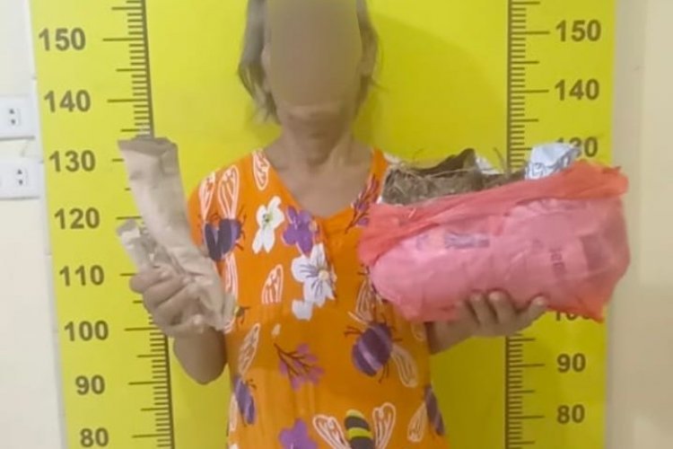 Miliki Ganja, Nenek Asal Medan Diringkus Polresta Deli Serdang