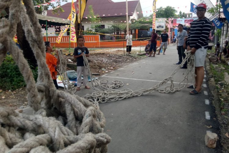 Siang Ini, 77 Warga Amplas Lomba Tarik Tambang Sepanjang 250 Meter