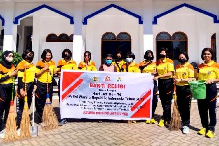 Peringati HUT Polwan ke-74, Bhakti Religi Digelar di 4 Titik