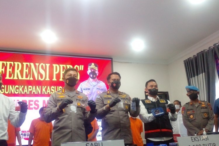 Polrestabes Medan Temukan Sabu Baru Berbentuk Pil