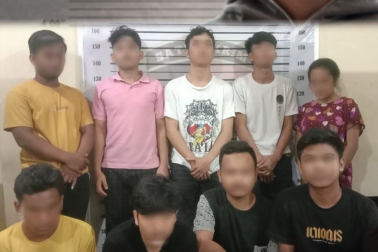 Polisi Ringkus 9 Pelaku Diduga Pencurian Sepeda Motor