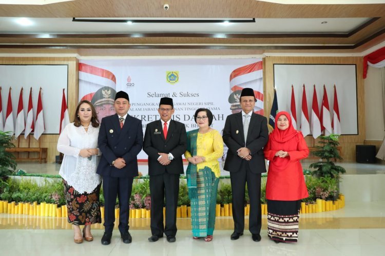 Bupati Pakpak Bharat Lantik Sekda Baru: Koordinasikan Semuanya dengan Baik