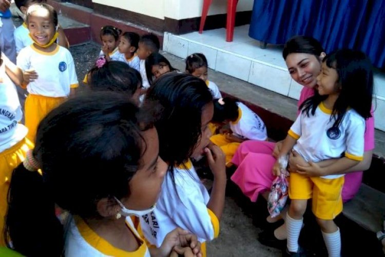 Sambut HUT Bhayangkari ke-70, Polwan di Flores Timur Gelar Lomba Balita Sehat