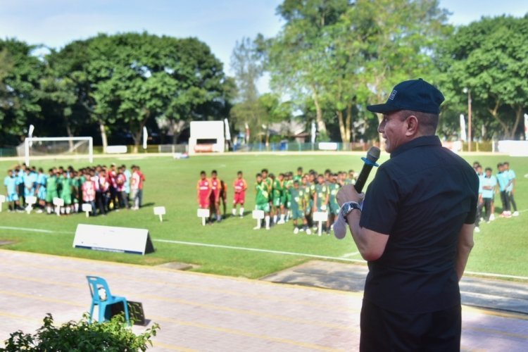 Buka Kejurnas U16 Fossbi, Edy Rahmayadi Ingin Semakin Banyak Turnamen Sepakbola Usia Muda