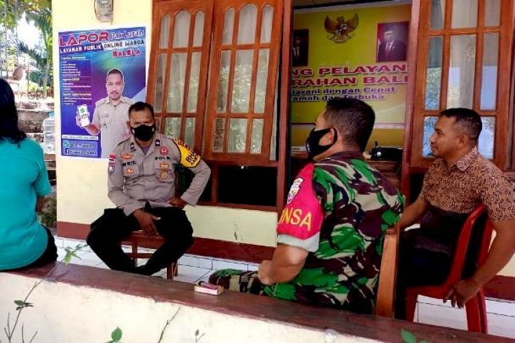 Bhabinkamtibmas dan Kantor Lurah Balela Flotim Sepakat Edukasi Masyarakat
