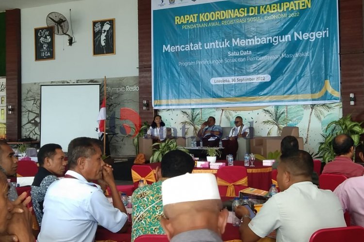 Wujudkan Lembata Satu Data, BPS Gelar Rakor Regsosek Tahun 2022