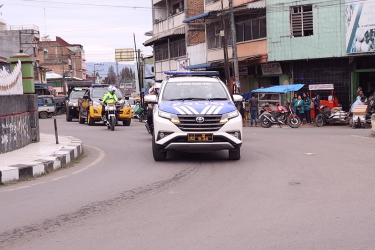 Personil Gabungan Amankan Sitkamtibmas di Hari Maulid Nabi Muhammad SAW 1444 H