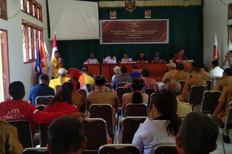 KPU Lembata Akan Door to Door untuk Verifikasi Faktual Anggota Parpol