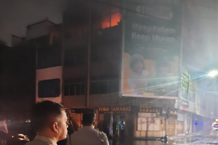 Toko Sepeda Sahabat Terbakar, Ini Penyebabnya
