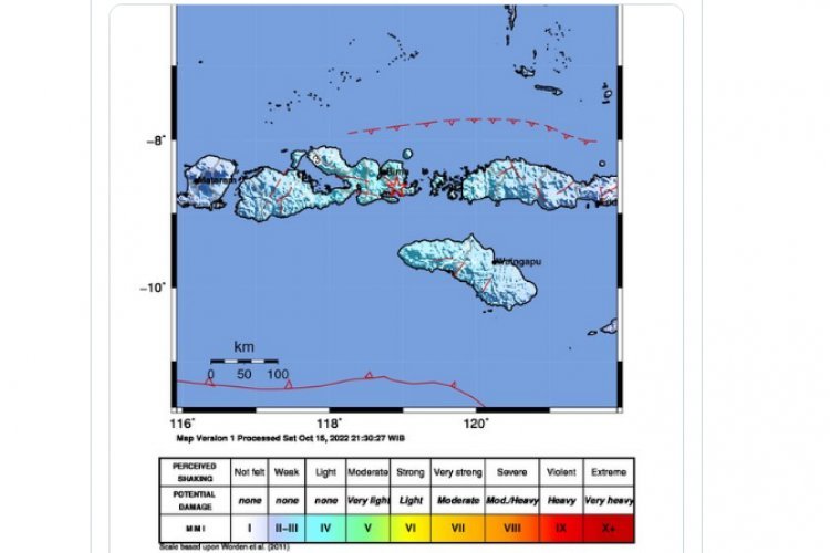 Gempa M5,3 Terjadi di Bima Sumbawa