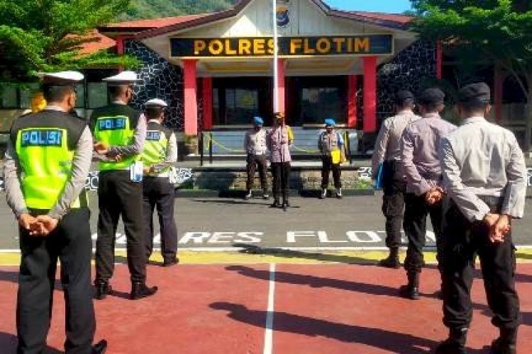 Wakapolres Flores Timur Pamit dan Berpesan Agar Selalu Tanggungjawab