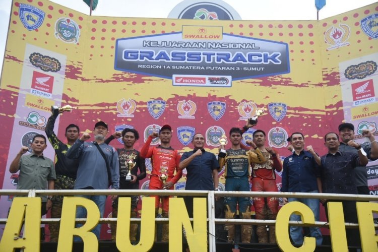 Kejurnas Motorcross Grasstrack Region I Sumatera Digelar, Edy Rahmayadi Minta Semua Pembalap Persiapan PON