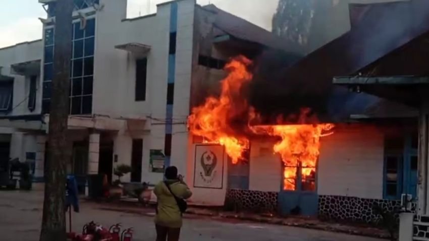 RSUD Kabanjahe Terbakar, Diduga Dipicu Korsleting Listrik