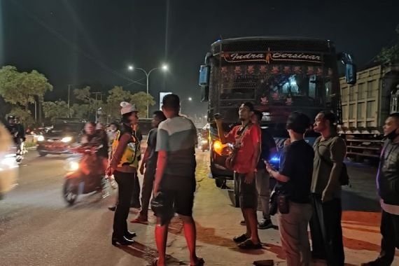 Bus PMH Lindas Bocah Hingga Tewas di Pekanbaru