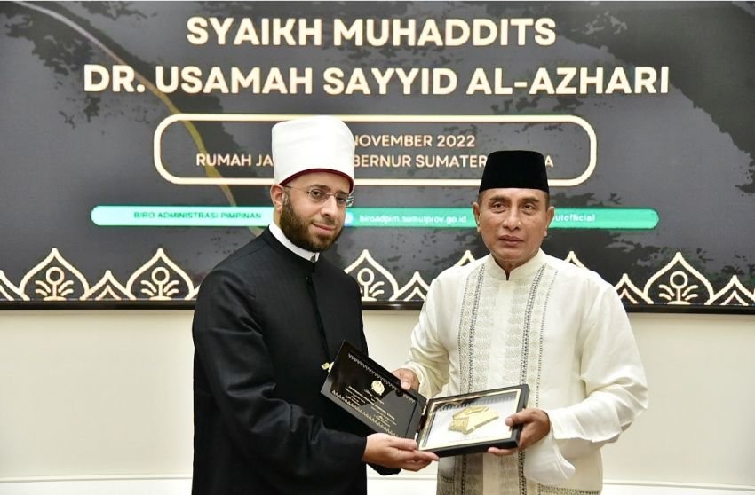 Edy Rahmayadi Titip Mahasiswa Al Azhar ke Penasihat Presiden Mesir