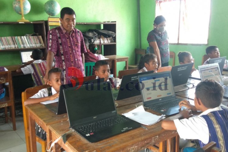 Minim Fasilitas, Tiga Sekolah di Lembata Gelar Ujian ANBK Menumpang Sekolah Lain