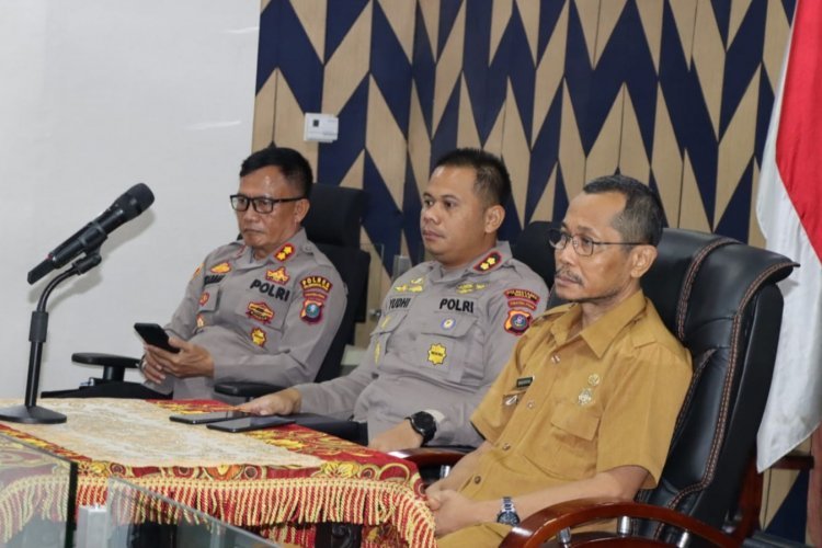Wakapolrestabes Medan Hadiri Rakor Pengendalian Inflasi di Indonesia Secara Zoom