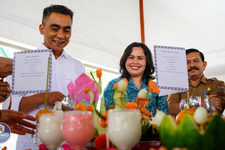 Theopilus Ginting Buka Perlombaan B2SA Kabupaten Karo