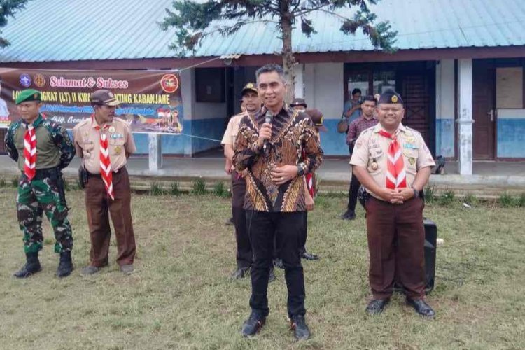 Wabup Karo Buka Perlombaan Dua Kwarran Pramuka