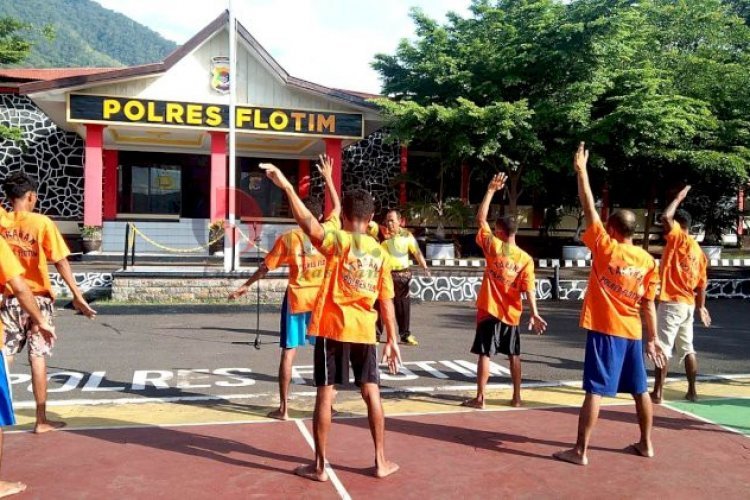 Jaga Kesehatan, Penghuni Rutan Rutin Olahraga