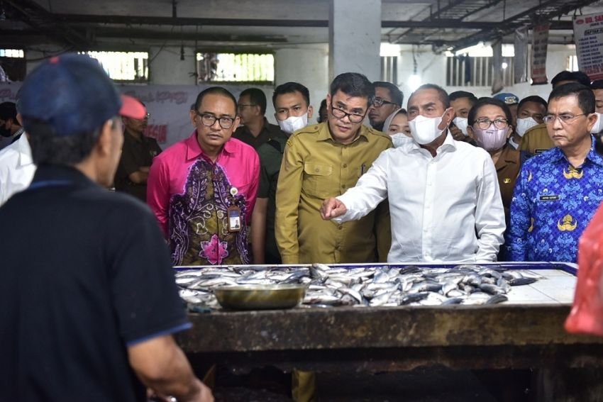 Gubernur Sumut Pastikan Harga Bahan Pokok Stabil dan Pasokan Aman