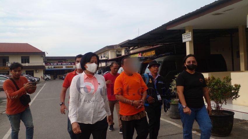 Polrestabes Medan Tahan LS yang Diduga Cabuli Siswa SMP di Medan