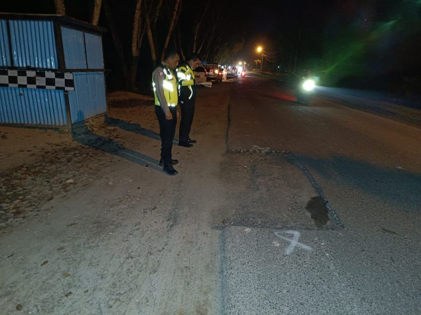Proyek Perawatan Jalan di Asahan Makan Korban, Seorang Pengendara Tewas