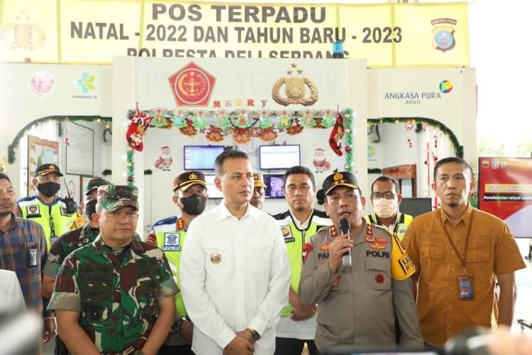 Kapoldasu Bersama Pangdam 1/BB Cek Kesiapan Pengamanan di KNIA Jelang Nataru
