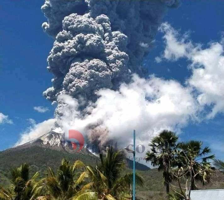 Aktivitas Vulkanik Gunung Ile Lewotolok di Lembata Dilaporkan Cenderung Menurun