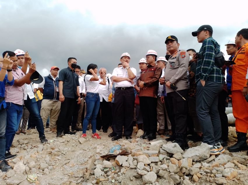 Kapolda Sumut Dampingi Menko Marvest RI Tinjau Progres Pembangunan Venue F1H20 Di Balige