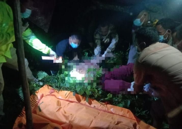 Diduga Dibunuh, Seorang Wanita Tewas di  Areal Ladang Padi