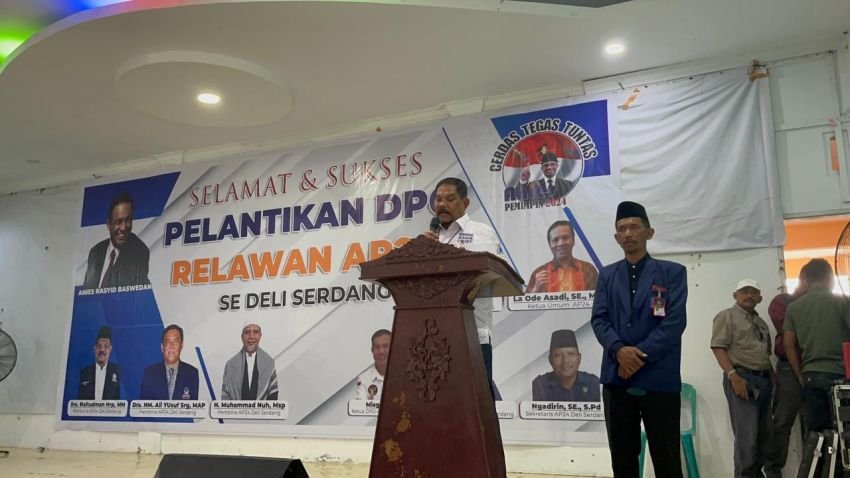 Rahudman Minta Relawan Anies Baswedan di Deli Serdang Rebut Kepercayaan Masyarakat
