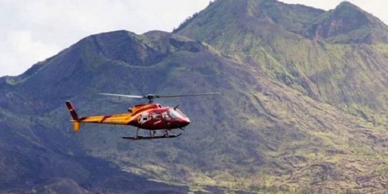 Helikopter Kapolda Jambi Mendarat Darurat di Bukit Tamia