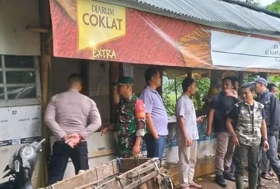 Seekor Macan Kumbang Sambangi Warung Makan di Pekalongan
