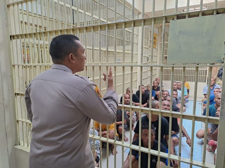 Jaga Keamanan, Kapolres Tanah Karo Periksa RTP