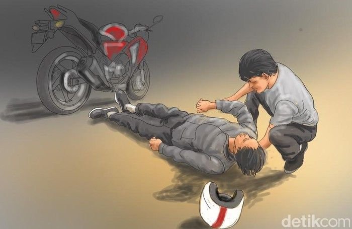 Lakalantas Tunggal, Warga Maluku Tengah Meninggal Dunia
