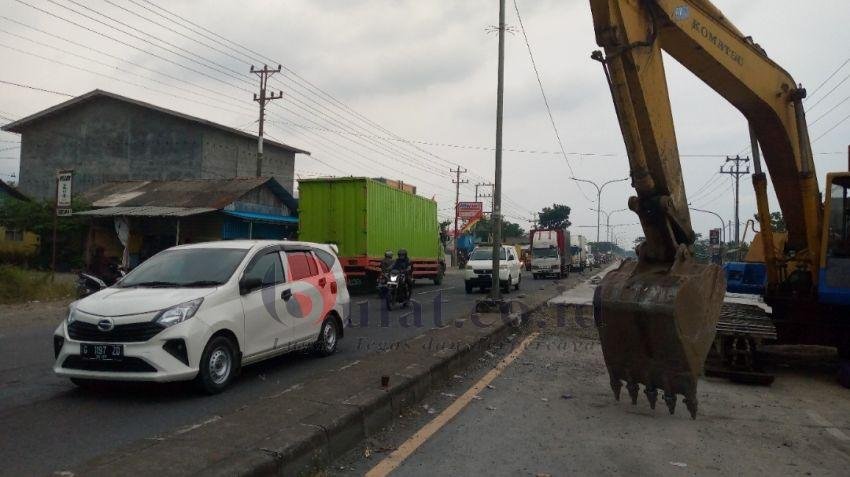 Arus Lalulintas Comal-Pemalang Tersendat Karena Adanya Perbaikan Jalan