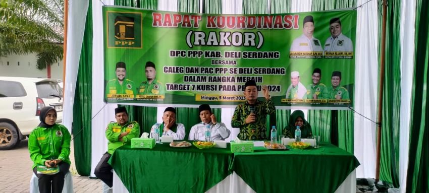 PPP Deli Serdang Optimis Menang di Pemilu 2024