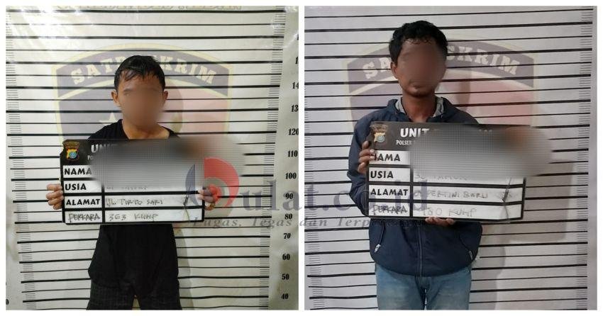Besi Jalan Tol Sering Raib, Polsek Percut Sei Tuan Ciduk Dua Pelakunya