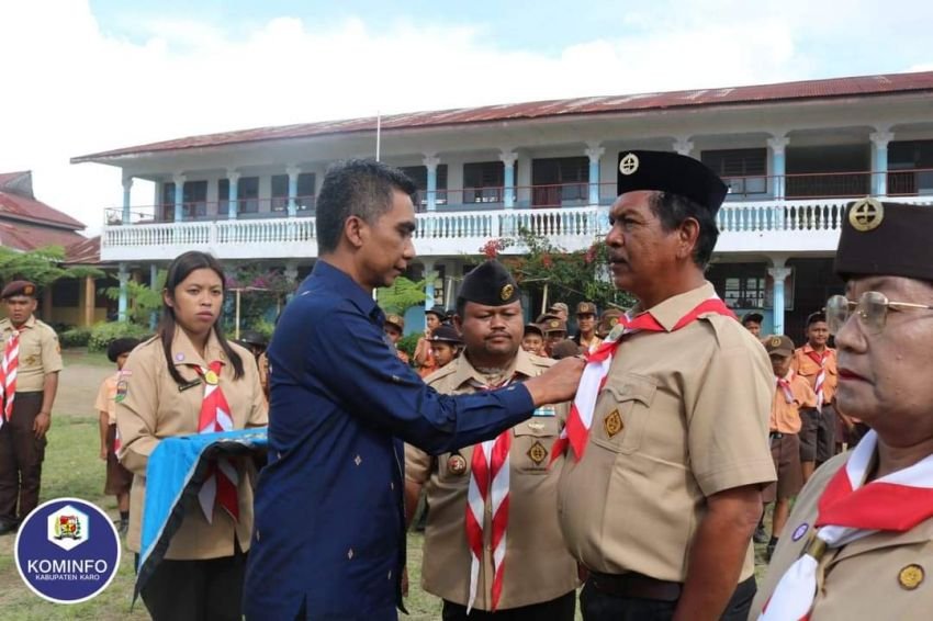 Wabup Karo Lantik Kwartir Cabang Barusjahe
