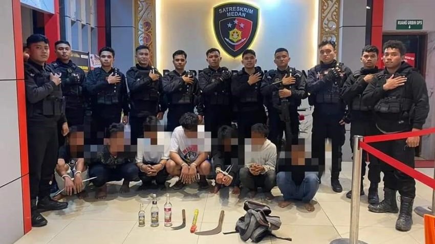 Tim PRC Ditsamapta Polda Sumut Bekuk Genk Motor SBB