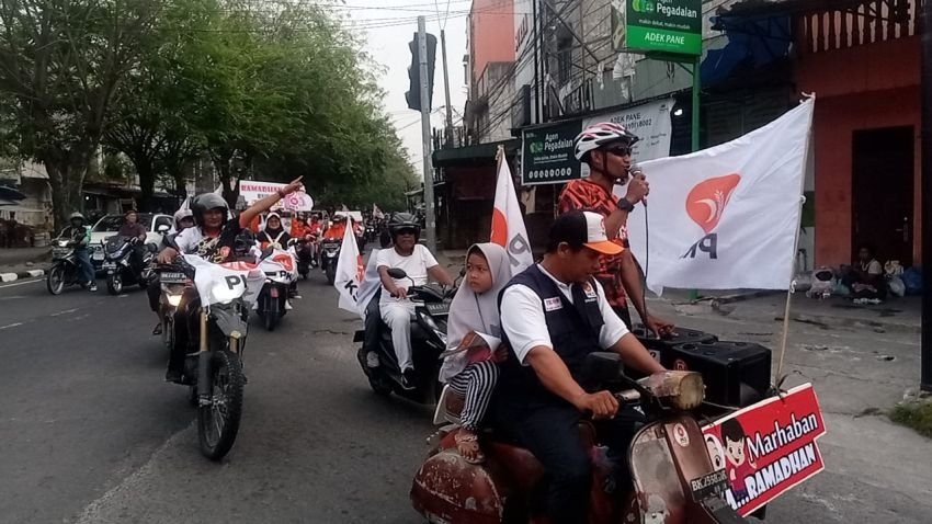 Tarhib Ramadan PKS Maimun, Senam Massal Hingga Konvoi Sapa Masyarakat