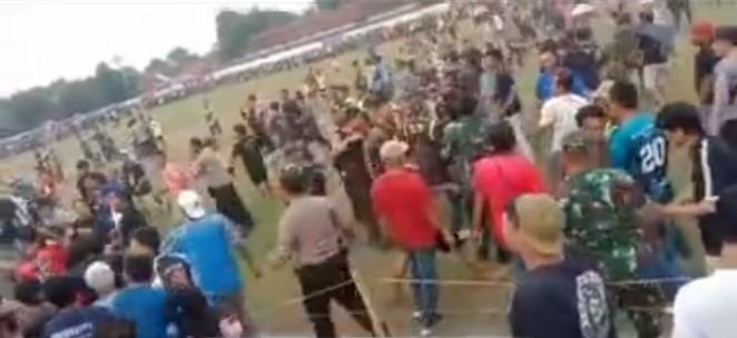 Suporter Sepakbola Antar Kampung di Pemalang Adu Jotos