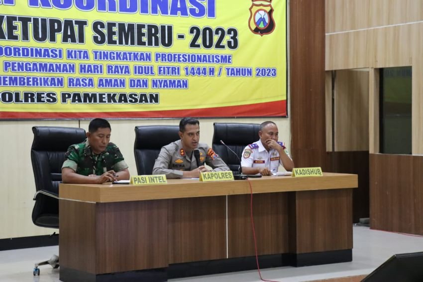 Jaga Kamtibmas Aman, Polres Pamekasan Gandeng Instansi Terkait
