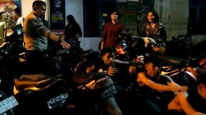 Gelar Apel Antisipasi Kejahatan Malam, Tim Tawon Amankan 45 Gemot di Medan